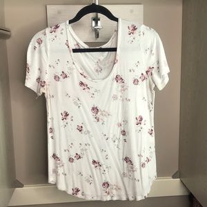Floral tee